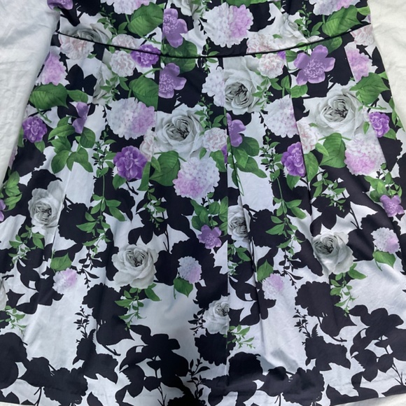 Talbots Women’s 14W Faux Wrap Midi Dress Cottagecore Dressy - Picture 8 of 10